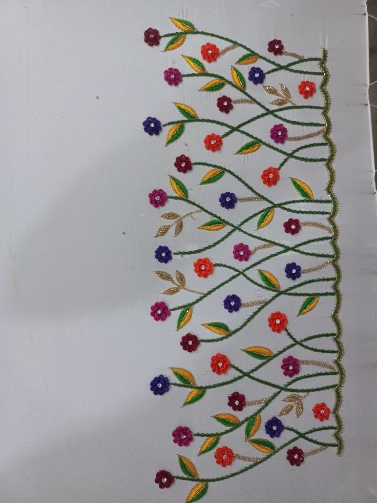 Summer Lawn Shawl Hand embroidered Off white Color for ladies