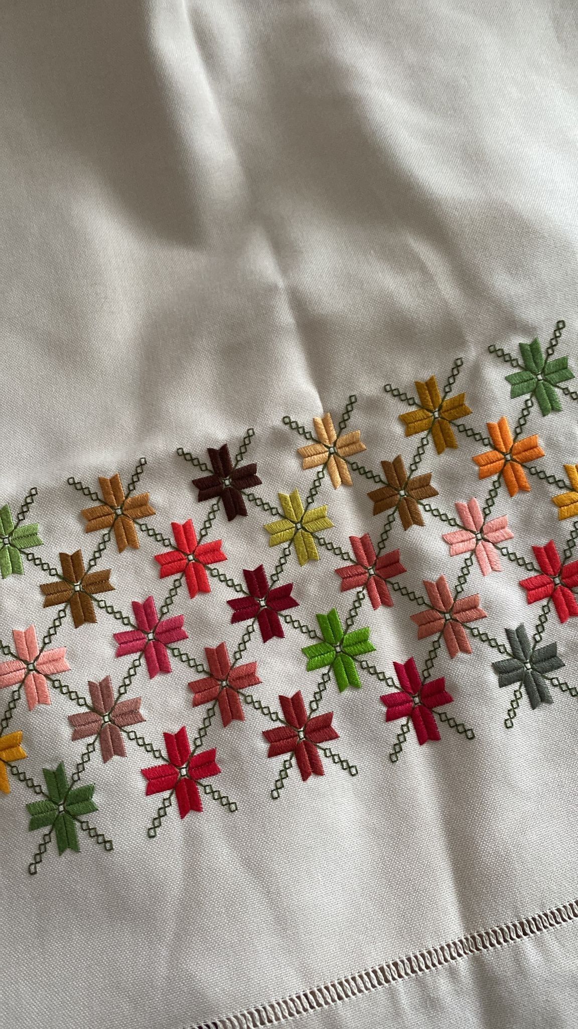 Summer Lawn Shawl Hand embroidered Off white Color for ladies
